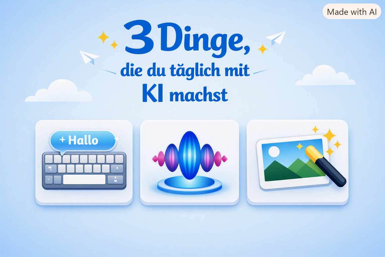 Abbildung 2 – „3 Dinge, die du täglich mit KI machst, ohne es zu wissen“