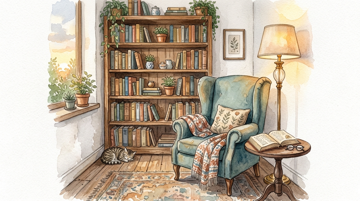 Abbildung 15 – Beispiel für einen 4-teiligen Bild-Prompt im Aquarellstil